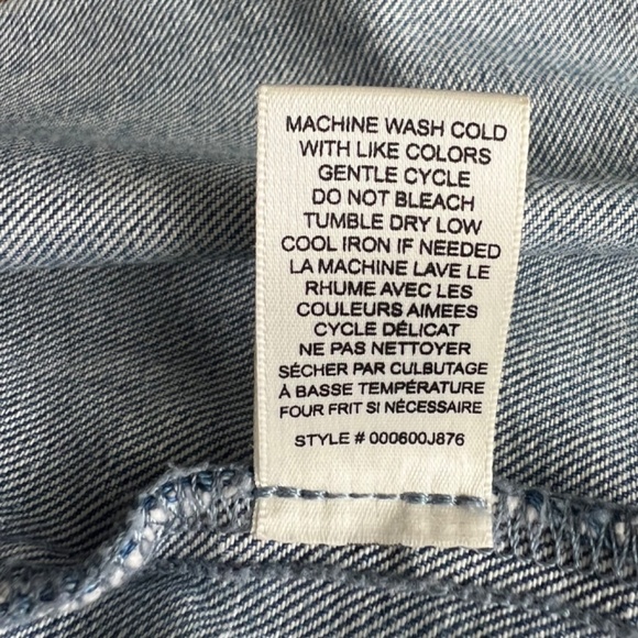 La Vie Rebecca Taylor Classic Denim Jacket in Chantal Size Large - Picture 3 of 10